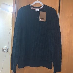 Green Burberry sweater